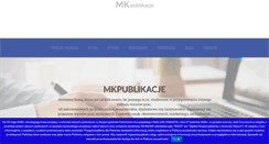 Desktop Screenshot of mkpublikacje.pl